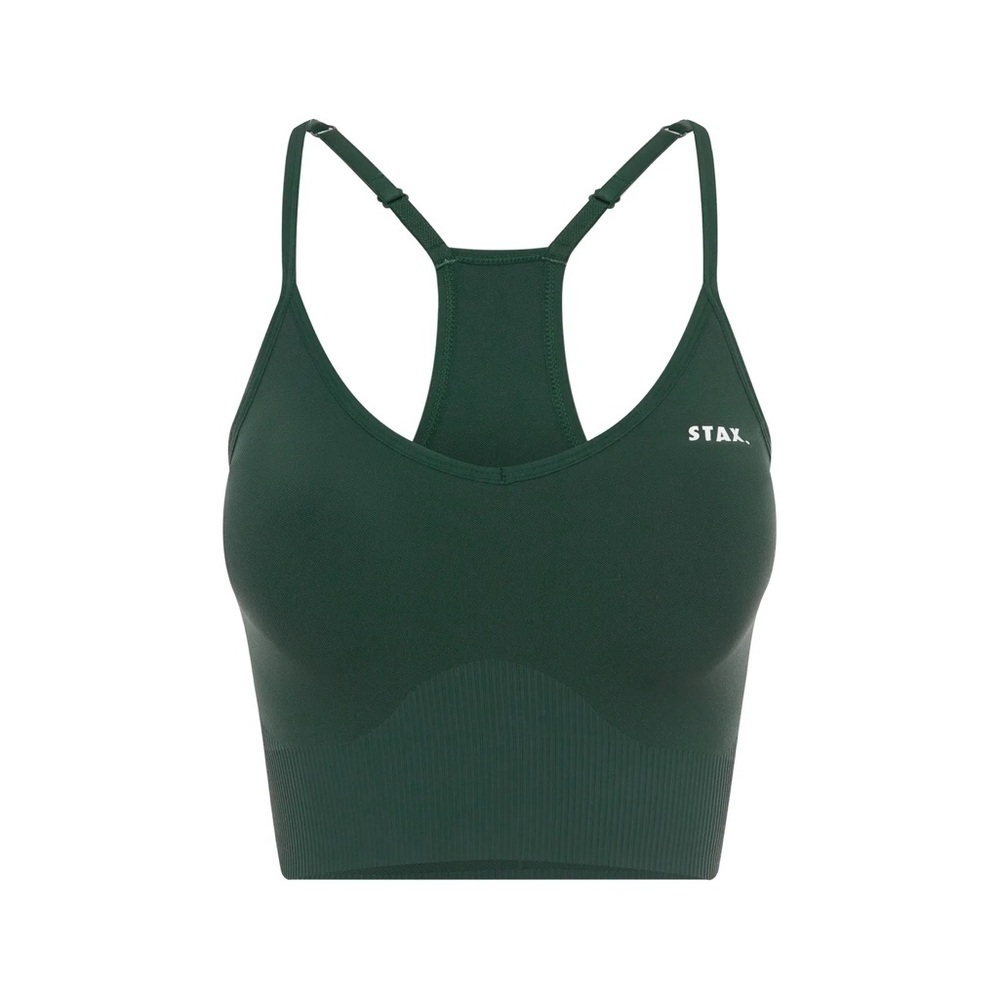Stax Premium Seamless Strappy Crop Size Medium